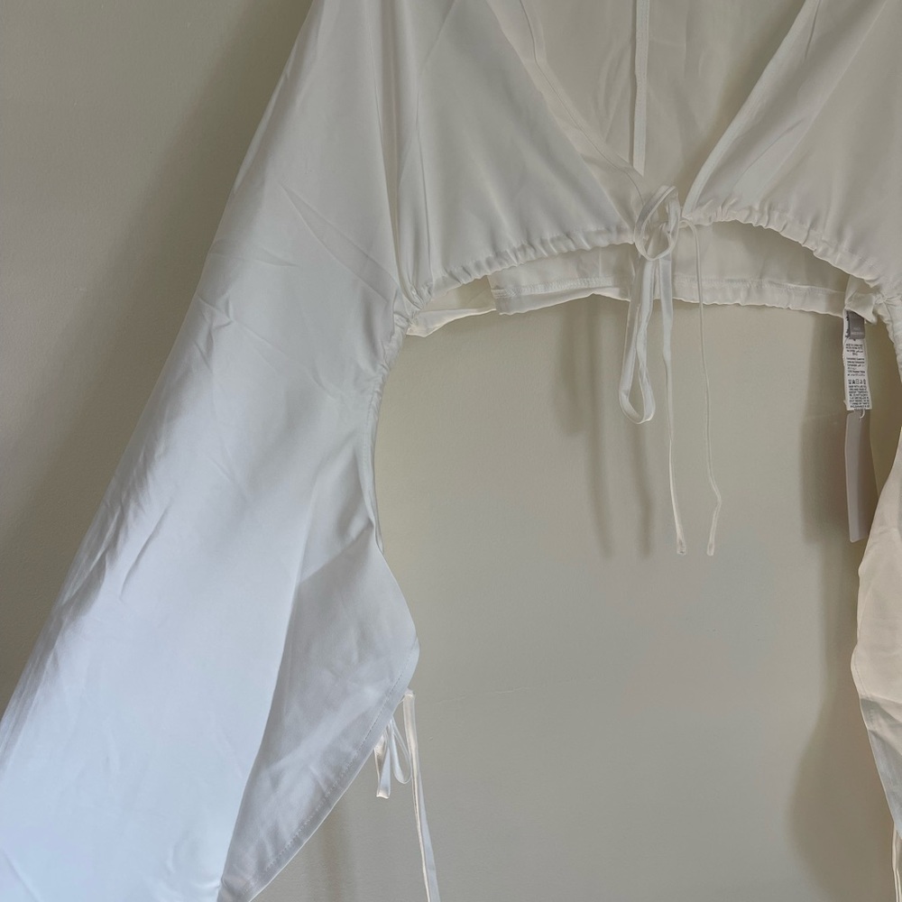 White Women's Top - Picture 3 of 4